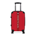 Red (S, M, L) — Carry-On Suitcase – Sleek Black Hardshell Spinner with Telescoping Handle
