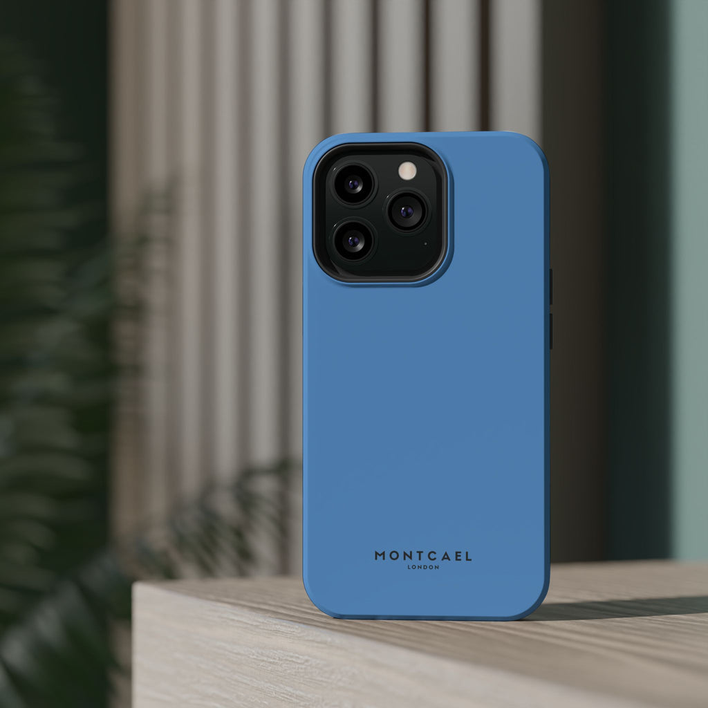 Light Blue — Magnetic Impact-Resistant Phone Case — Slim Shockproof MagSafe-Compatible (Compatible with iPhone and Samsung only)