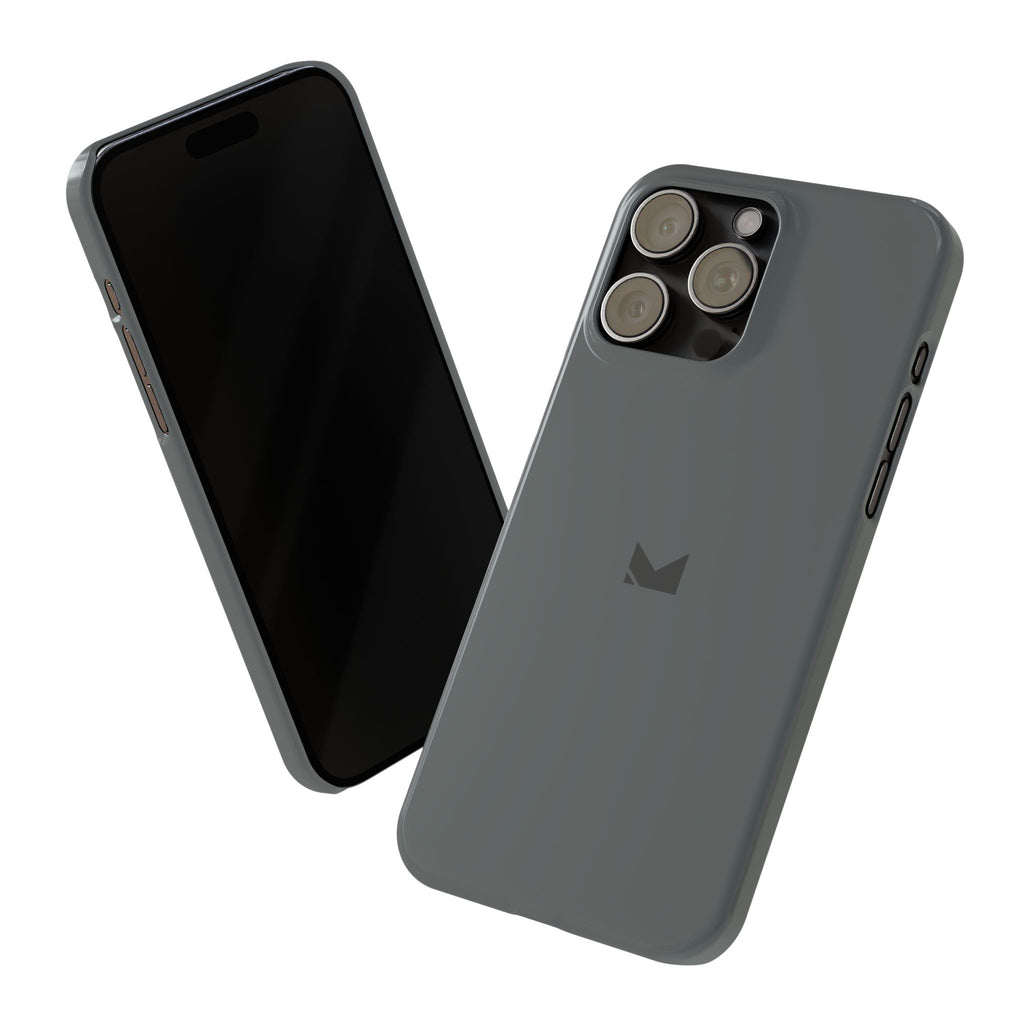 Dark Grey — Slim Matte Protective Phone Case (Compatible with iPhone only)