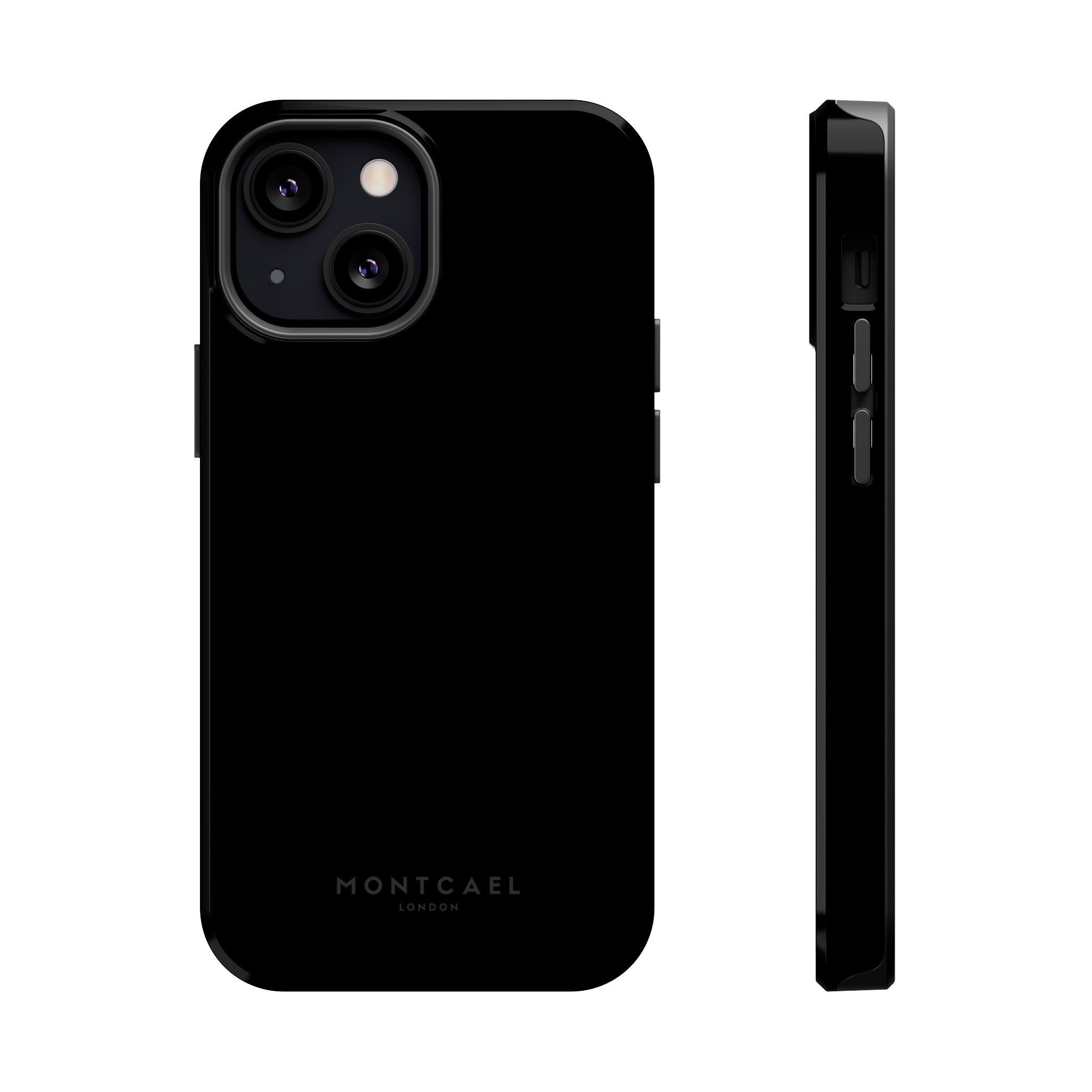 Black — Magnetic Impact-Resistant Phone Case — Slim Shockproof MagSafe-Compatible (Compatible with iPhone and Samsung only)