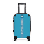 Turquoise (S, M, L) — Carry-On Suitcase – Sleek Black Hardshell Spinner with Telescoping Handle