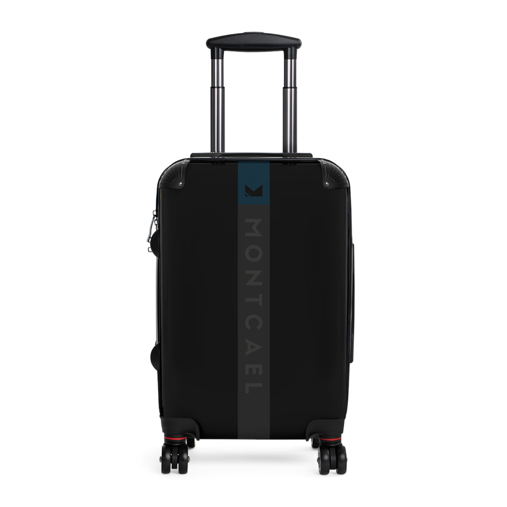 Black (S, M, L) — Carry-On Suitcase – Sleek Black Hardshell Spinner with Telescoping Handle