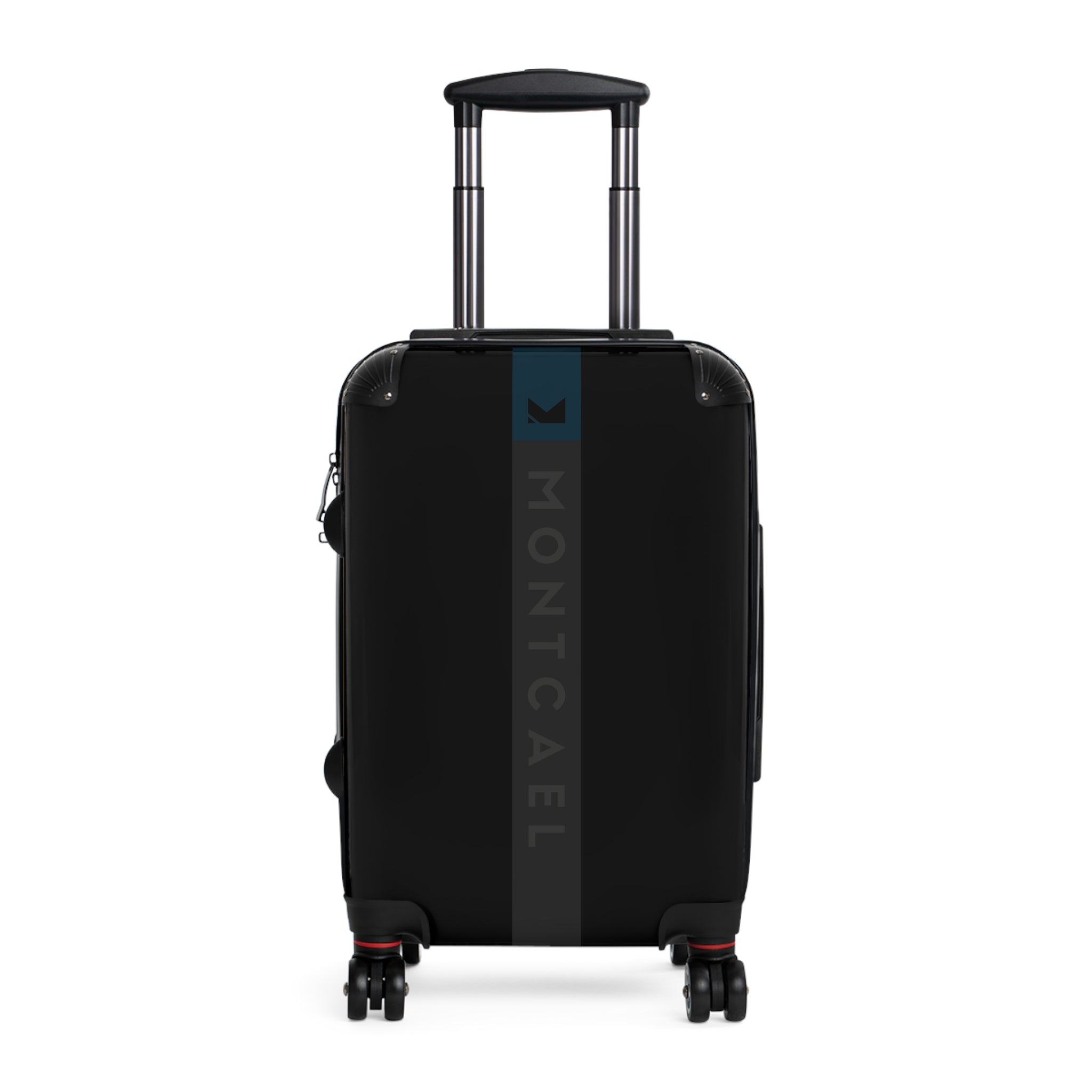 Black (S, M, L) — Carry-On Suitcase – Sleek Black Hardshell Spinner with Telescoping Handle
