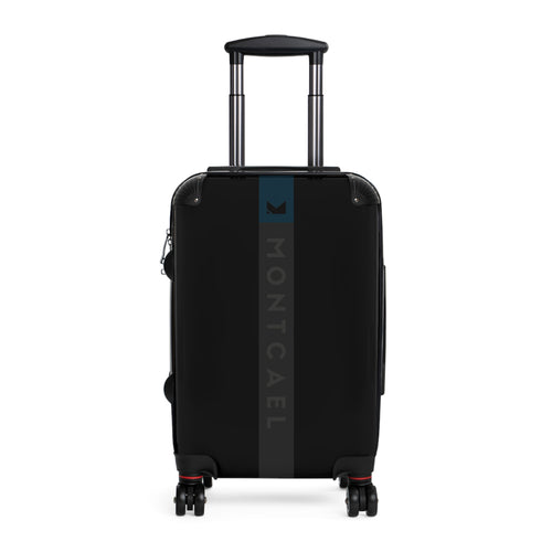 Black (S, M, L) — Carry-On Suitcase – Sleek Black Hardshell Spinner with Telescoping Handle