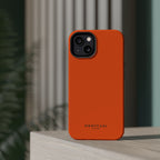 Orange — Magnetic Impact-Resistant Phone Case — Slim Shockproof MagSafe-Compatible (Compatible with iPhone and Samsung only)
