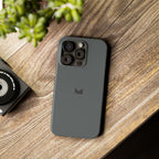 Dark Grey — Slim Matte Protective Phone Case (Compatible with iPhone only)