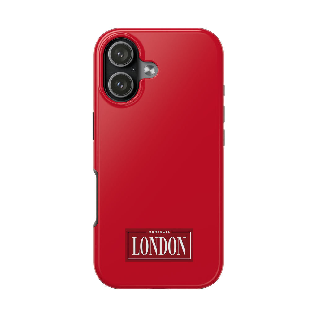 London City Tough Phone Case — Dark Red (Compatible with iPhone and Samsung only)