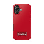 London City Tough Phone Case — Dark Red (Compatible with iPhone and Samsung only)