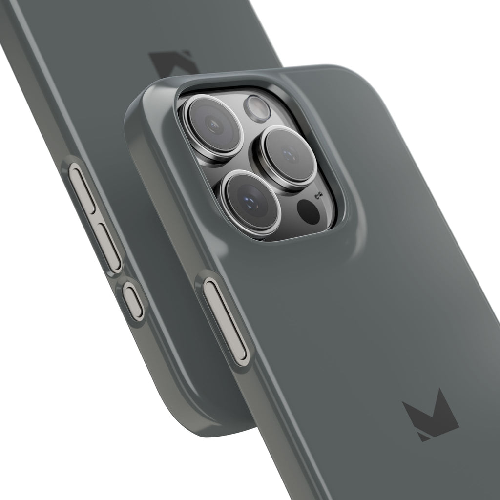 Dark Grey — Slim Matte Protective Phone Case (Compatible with iPhone only)