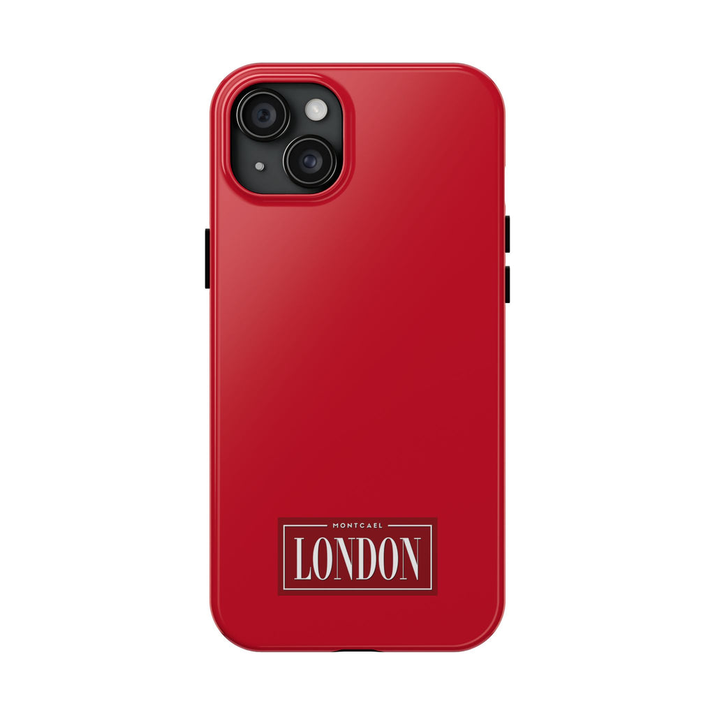 London City Tough Phone Case — Dark Red (Compatible with iPhone and Samsung only)
