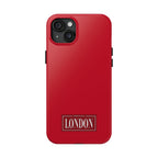 London City Tough Phone Case — Dark Red (Compatible with iPhone and Samsung only)
