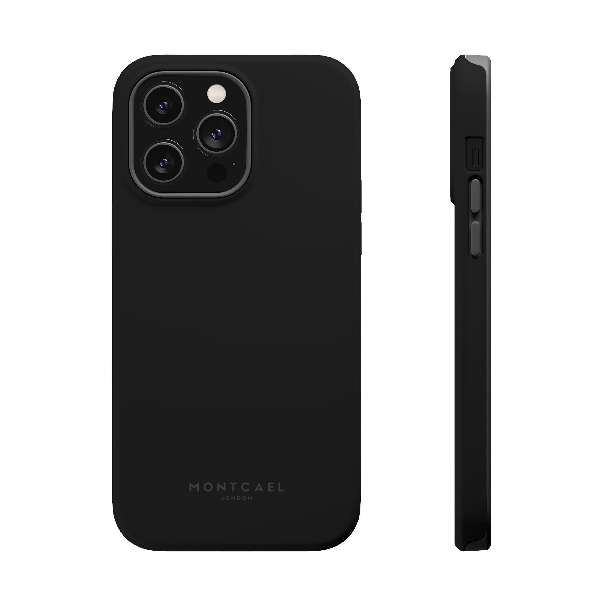 Black — Magnetic Impact-Resistant Phone Case — Slim Shockproof MagSafe-Compatible (Compatible with iPhone and Samsung only)