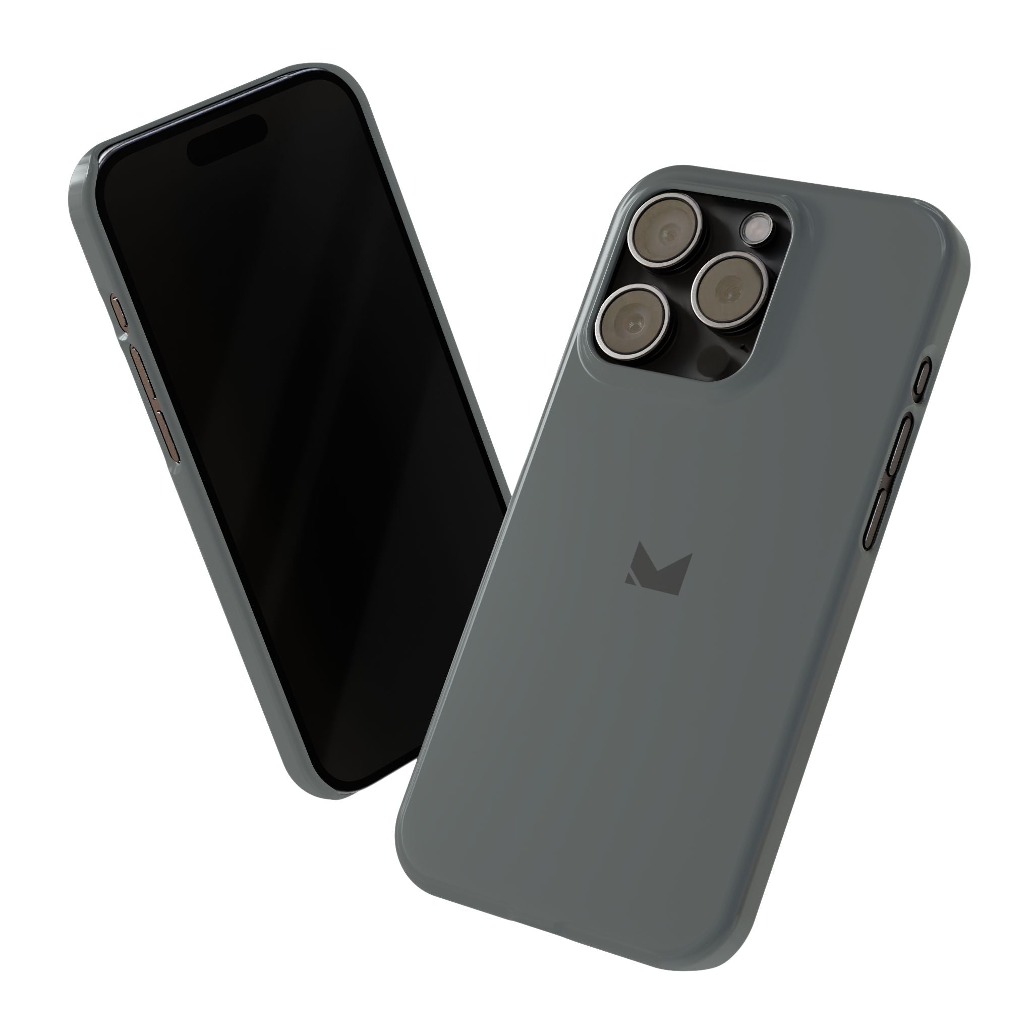 Dark Grey — Slim Matte Protective Phone Case (Compatible with iPhone only)