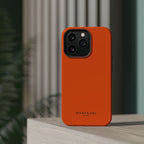 Orange — Magnetic Impact-Resistant Phone Case — Slim Shockproof MagSafe-Compatible (Compatible with iPhone and Samsung only)
