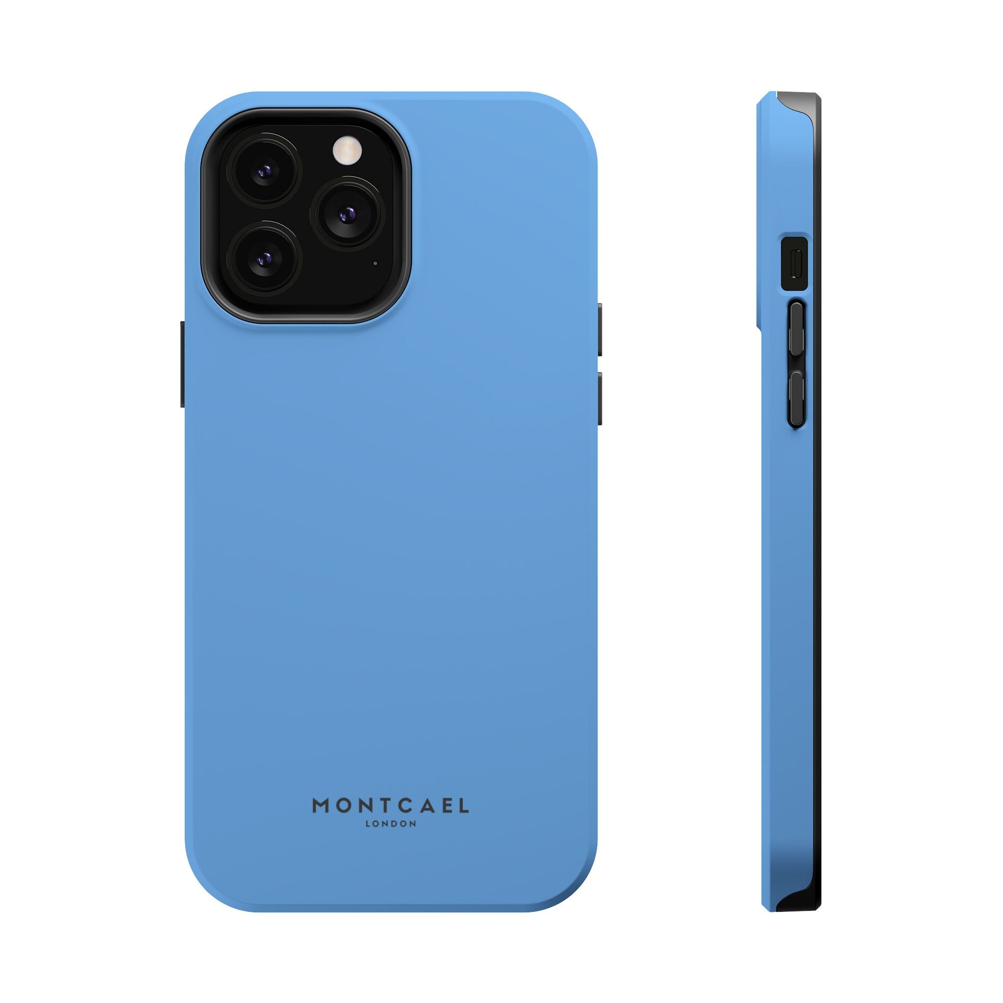 Light Blue — Magnetic Impact-Resistant Phone Case — Slim Shockproof MagSafe-Compatible (Compatible with iPhone and Samsung only)