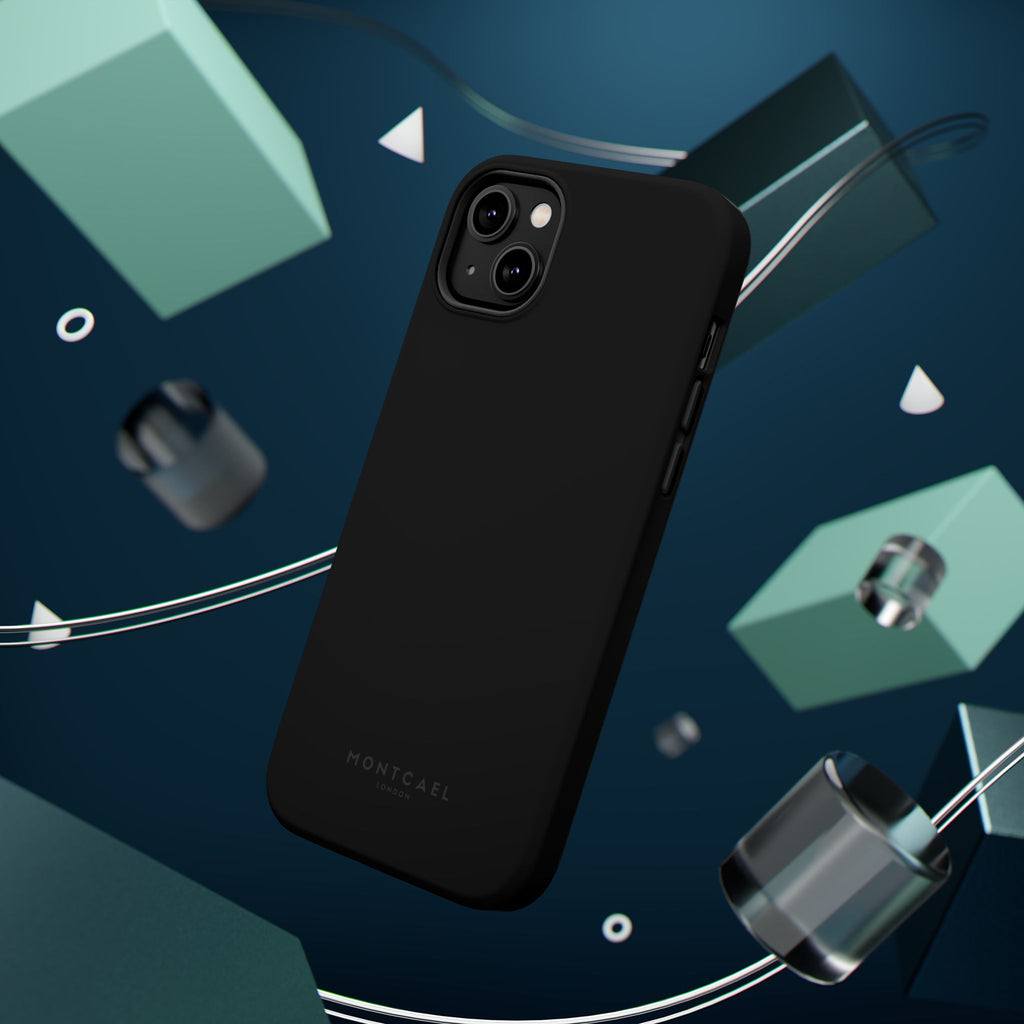 Black — Magnetic Impact-Resistant Phone Case — Slim Shockproof MagSafe-Compatible (Compatible with iPhone and Samsung only)