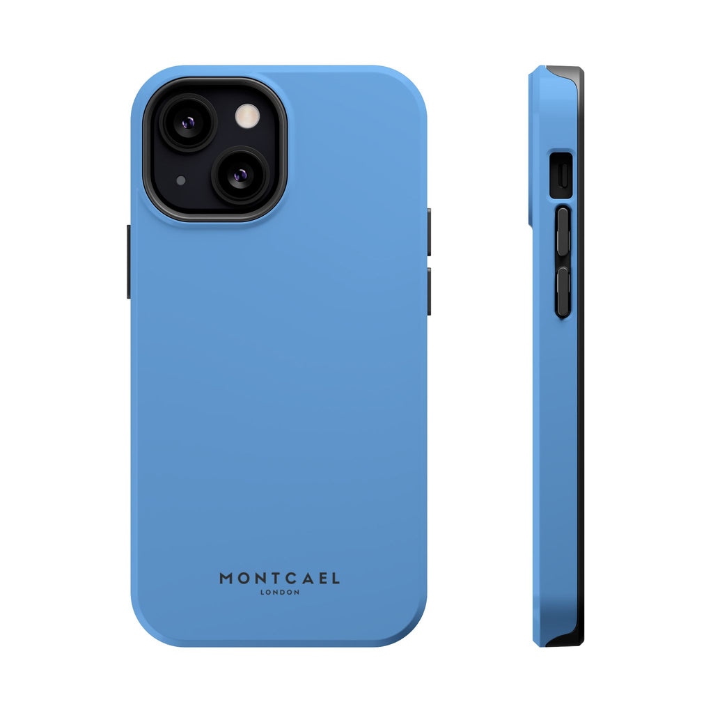 Light Blue — Magnetic Impact-Resistant Phone Case — Slim Shockproof MagSafe-Compatible (Compatible with iPhone and Samsung only)
