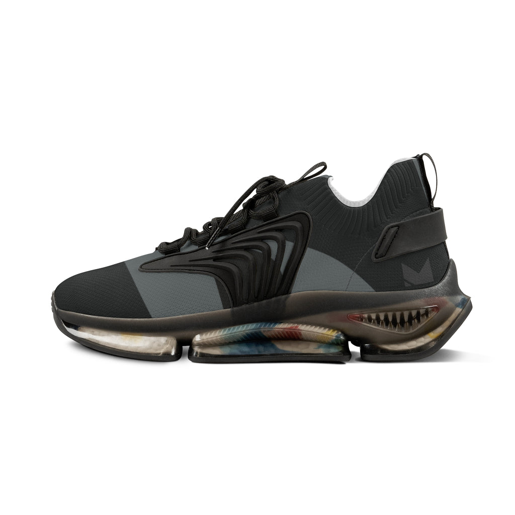 Mesh Athletic Sneakers — Black