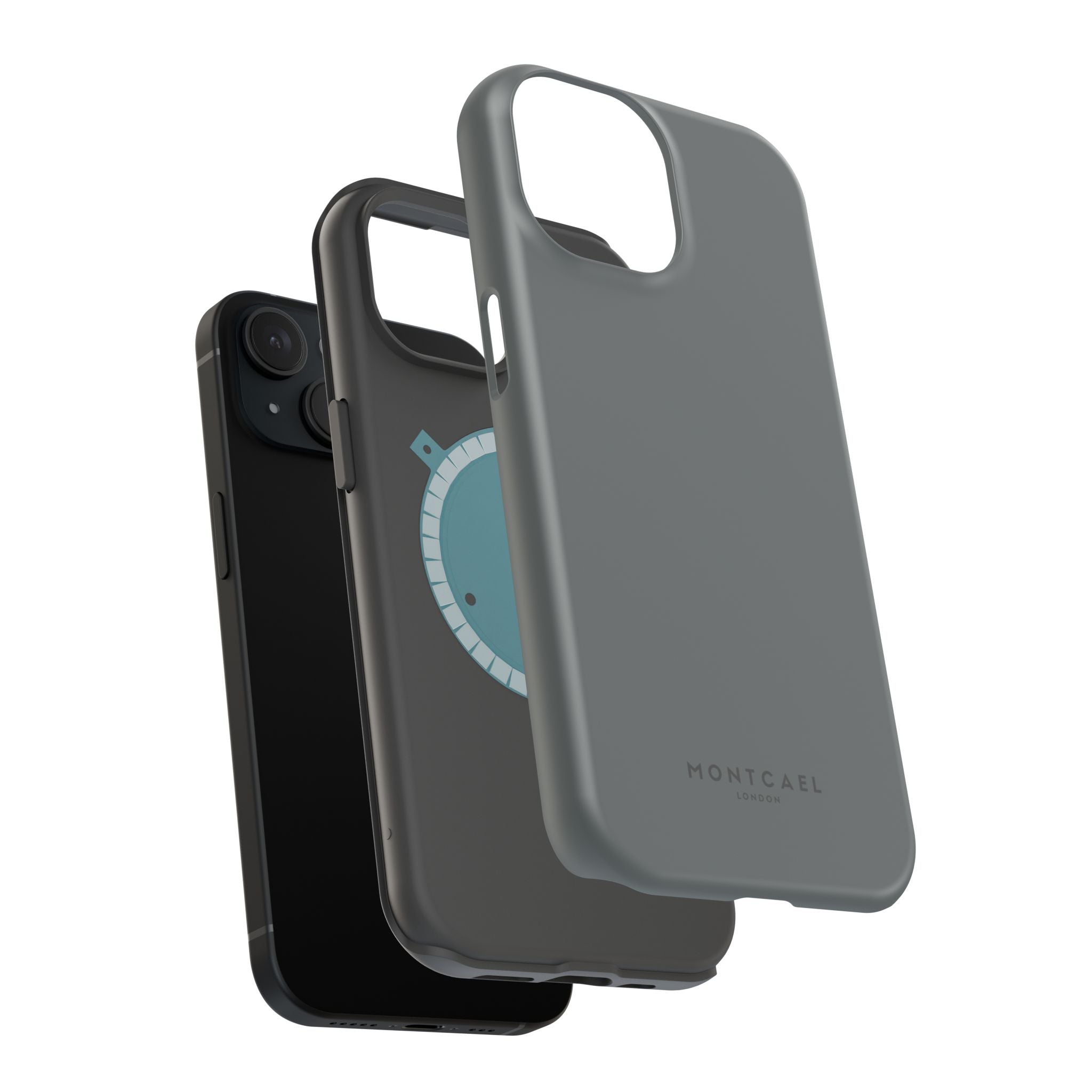 Dark Grey — Magnetic Impact-Resistant Phone Case — Slim Shockproof MagSafe-Compatible (Compatible with iPhone and Samsung only)