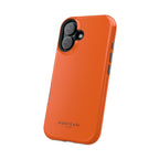 Orange — Magnetic Impact-Resistant Phone Case — Slim Shockproof MagSafe-Compatible (Compatible with iPhone and Samsung only)