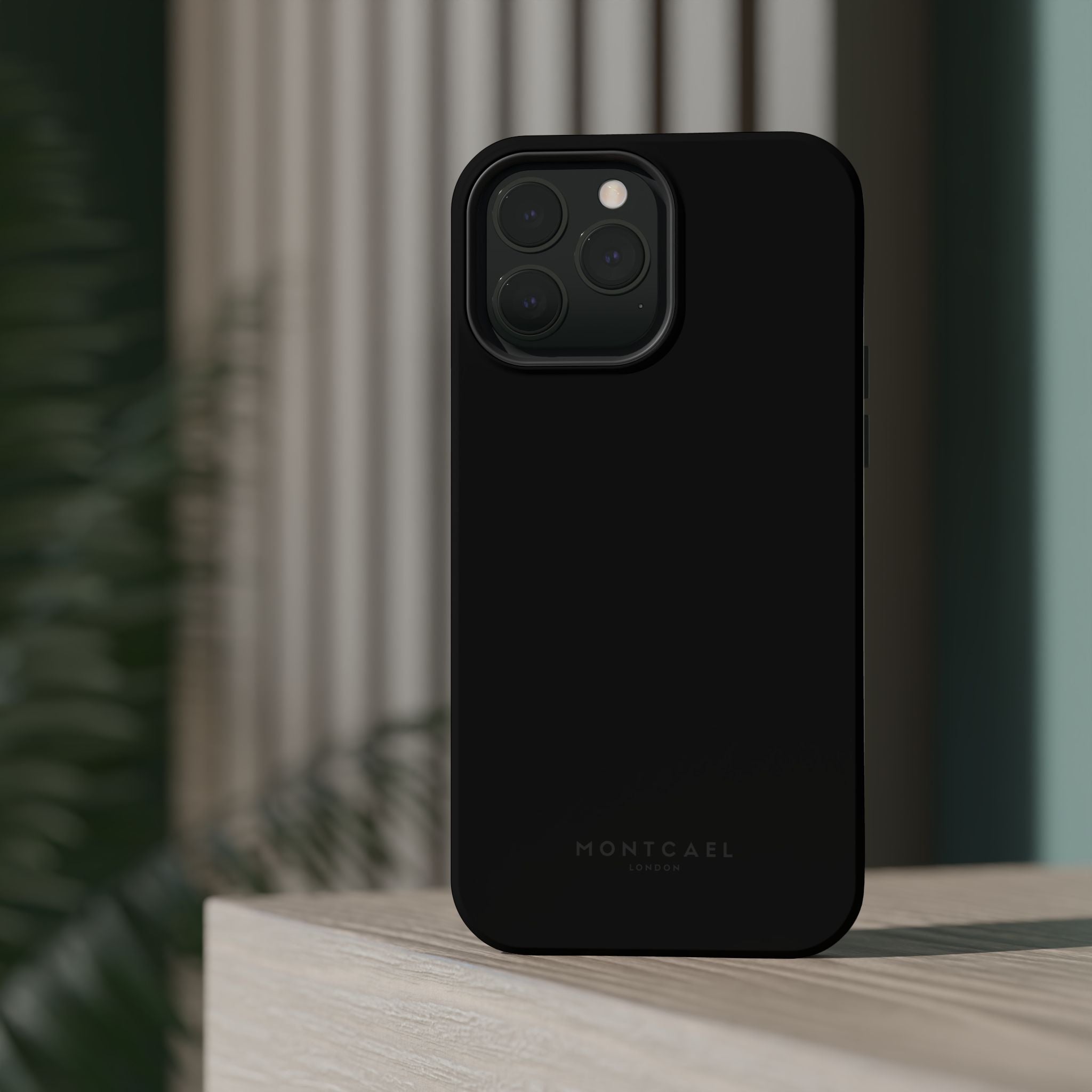 Black — Magnetic Impact-Resistant Phone Case — Slim Shockproof MagSafe-Compatible (Compatible with iPhone and Samsung only)