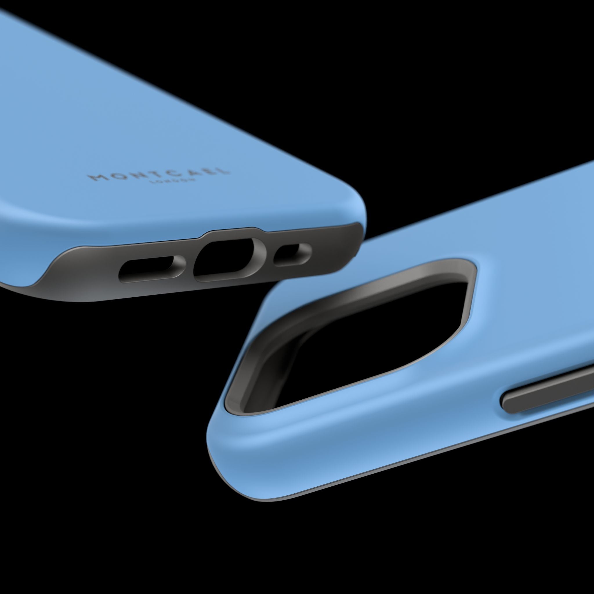 Light Blue — Magnetic Impact-Resistant Phone Case — Slim Shockproof MagSafe-Compatible (Compatible with iPhone and Samsung only)