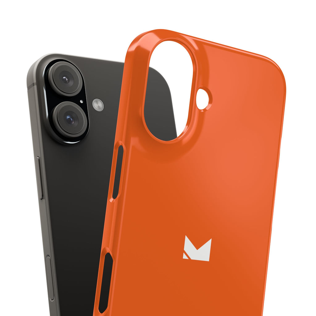 Orange — Slim Matte Protective Phone Case (Compatible with iPhone only)