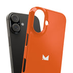 Orange — Slim Matte Protective Phone Case (Compatible with iPhone only)