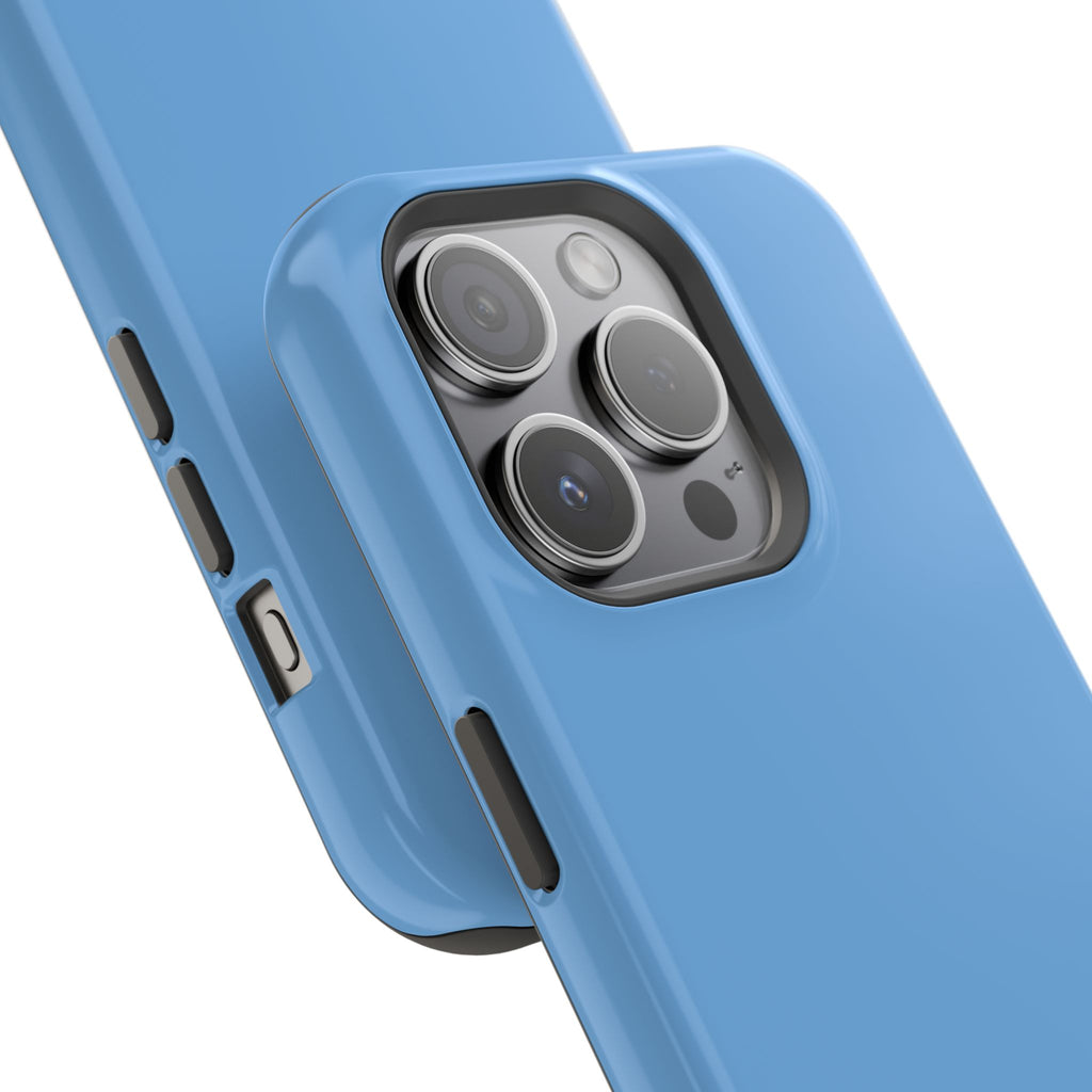 Light Blue — Magnetic Impact-Resistant Phone Case — Slim Shockproof MagSafe-Compatible (Compatible with iPhone and Samsung only)