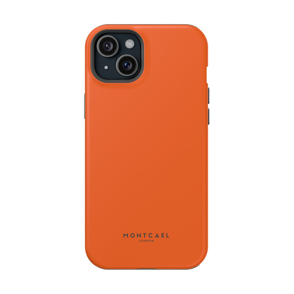Orange — Magnetic Impact-Resistant Phone Case — Slim Shockproof MagSafe-Compatible (Compatible with iPhone and Samsung only)