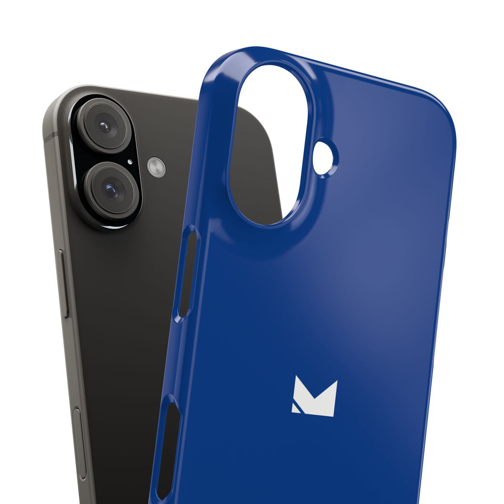Dark Blue — Slim Matte Protective Phone Case (Compatible with iPhone only)