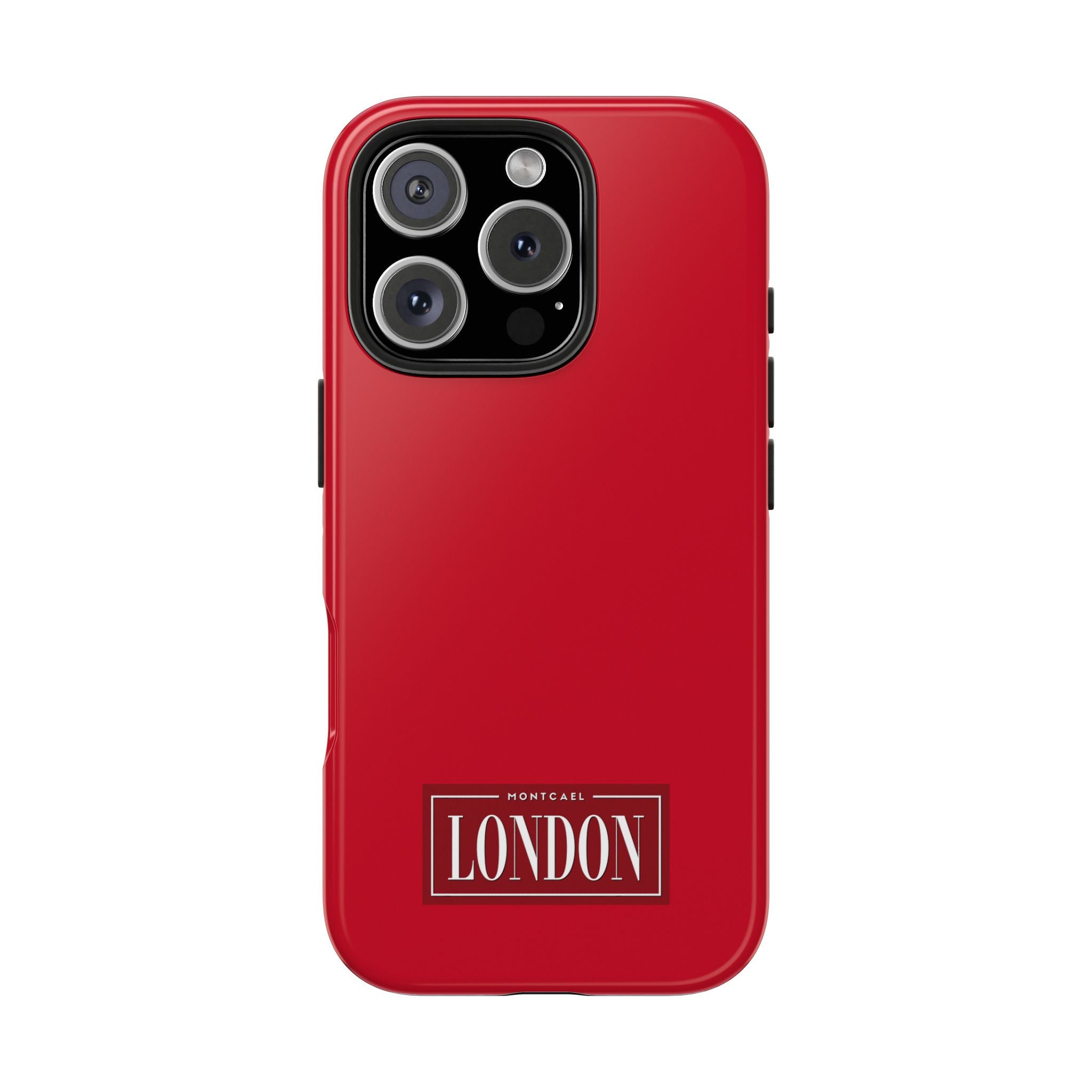 London City Tough Phone Case — Dark Red (Compatible with iPhone and Samsung only)