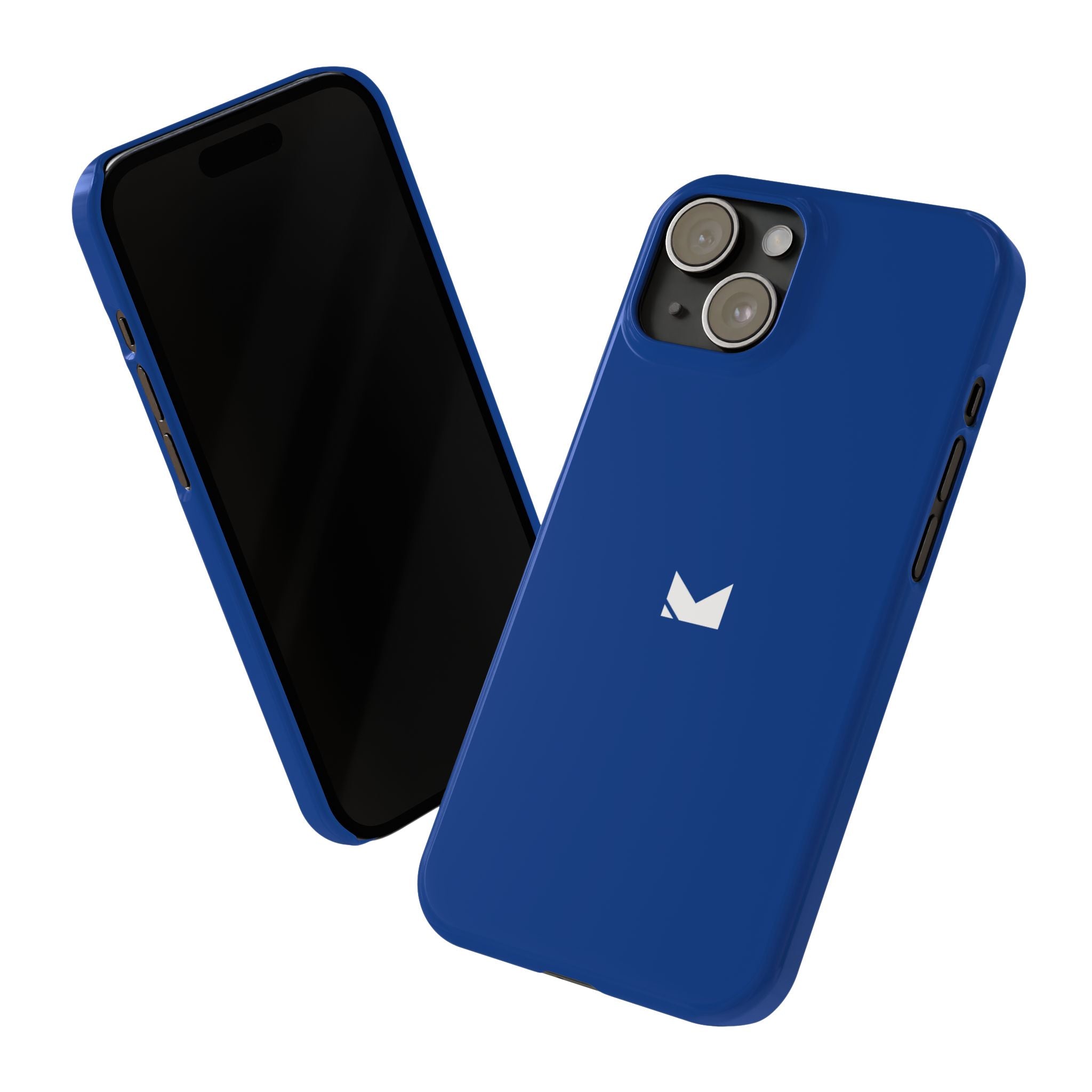 Dark Blue — Slim Matte Protective Phone Case (Compatible with iPhone only)