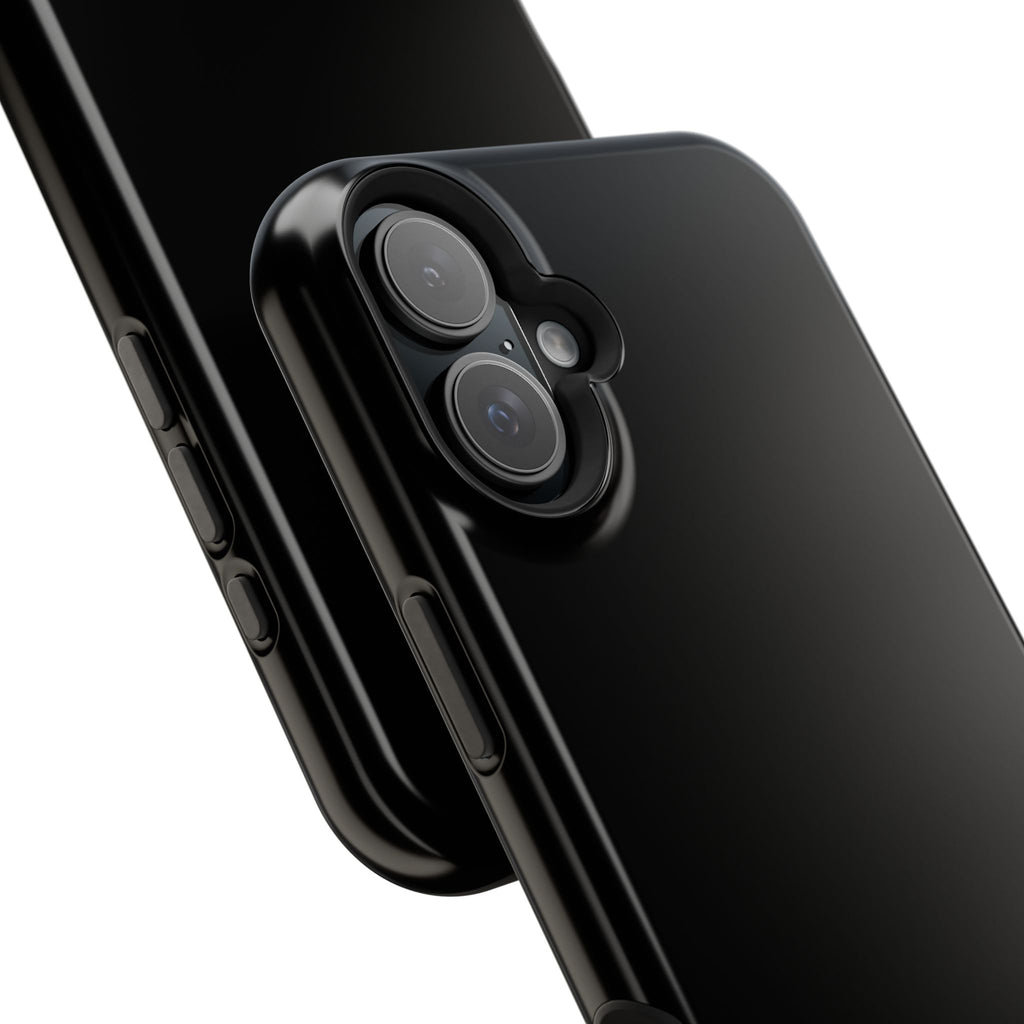 Black — Magnetic Impact-Resistant Phone Case — Slim Shockproof MagSafe-Compatible (Compatible with iPhone and Samsung only)