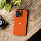 Orange — Slim Matte Protective Phone Case (Compatible with iPhone only)