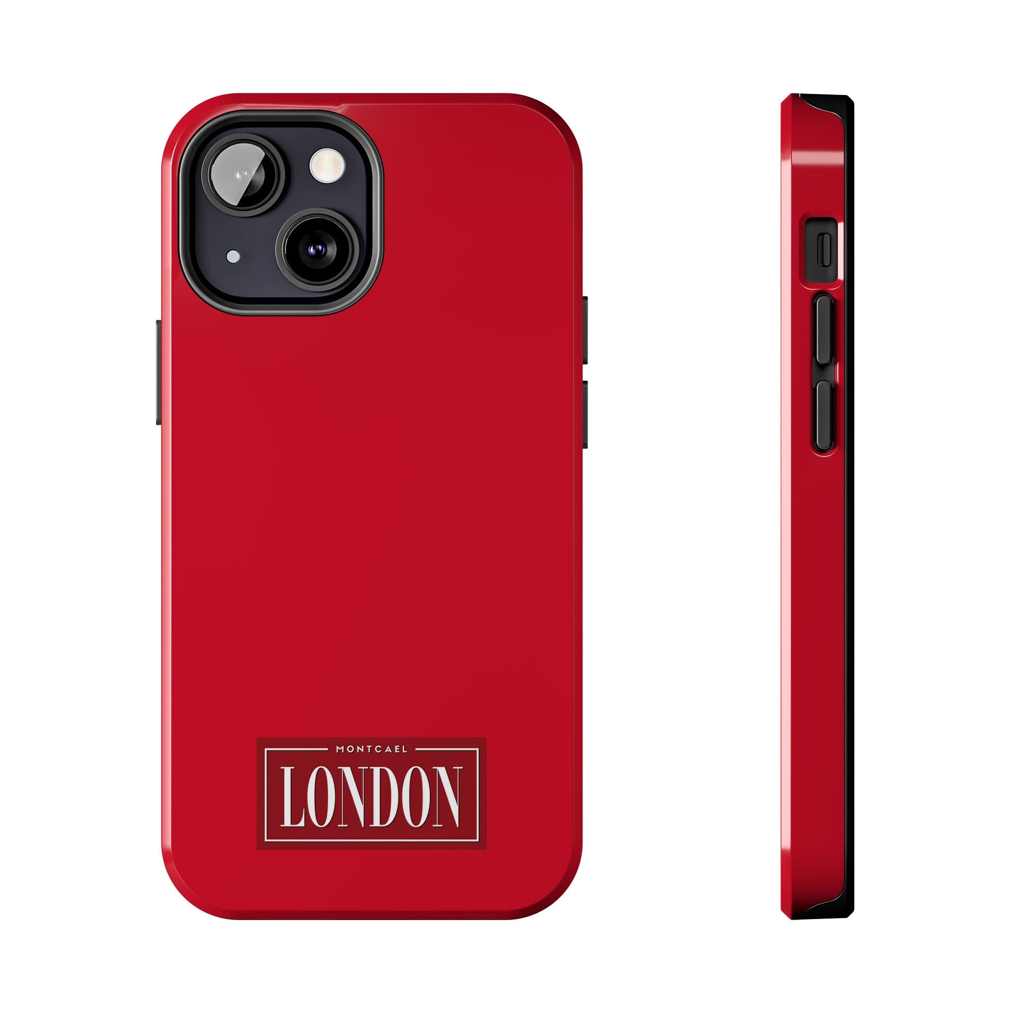 London City Tough Phone Case — Dark Red (Compatible with iPhone and Samsung only)