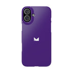Purple — Slim Matte Protective Phone Case (Compatible with iPhone only)