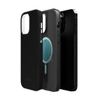 Black — Magnetic Impact-Resistant Phone Case — Slim Shockproof MagSafe-Compatible (Compatible with iPhone and Samsung only)