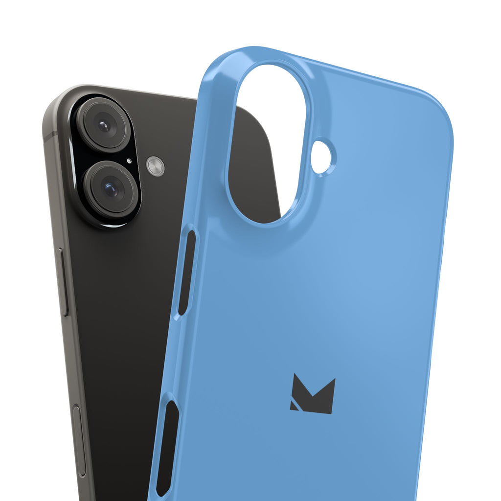 Light Blue — Slim Matte Protective Phone Case (Compatible with iPhone only)