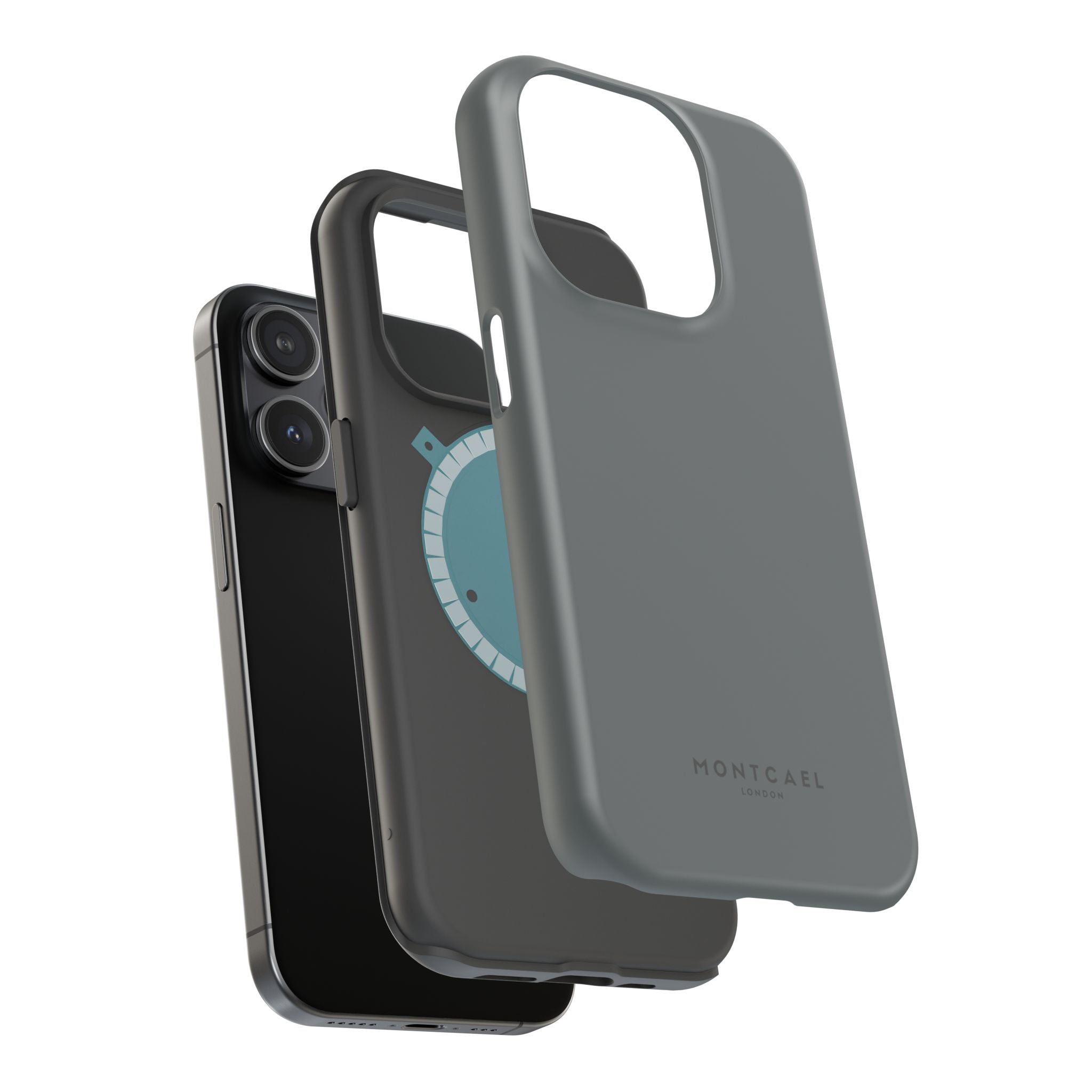Dark Grey — Magnetic Impact-Resistant Phone Case — Slim Shockproof MagSafe-Compatible (Compatible with iPhone and Samsung only)