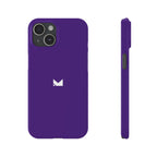 Purple — Slim Matte Protective Phone Case (Compatible with iPhone only)