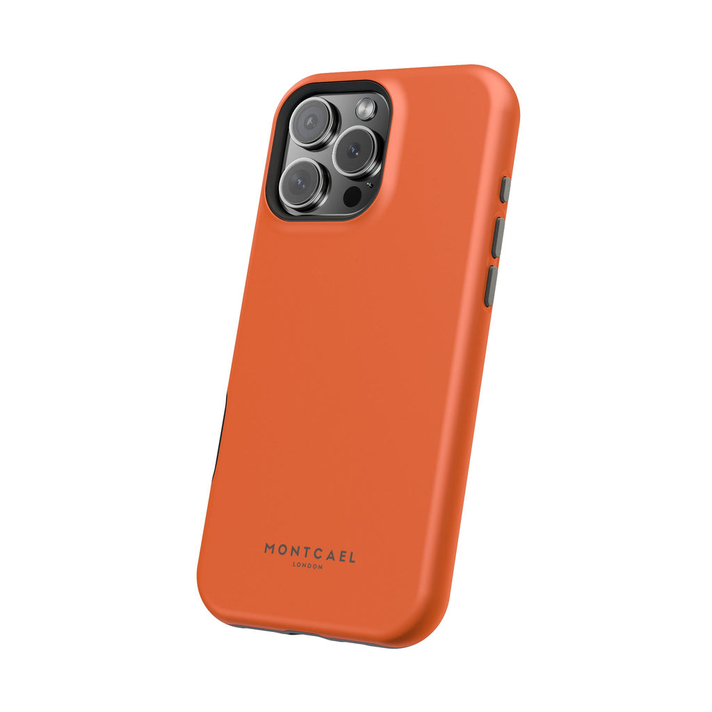 Orange — Magnetic Impact-Resistant Phone Case — Slim Shockproof MagSafe-Compatible (Compatible with iPhone and Samsung only)