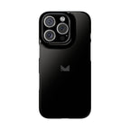 Black — Slim Matte Protective Phone Case (Compatible with iPhone only)