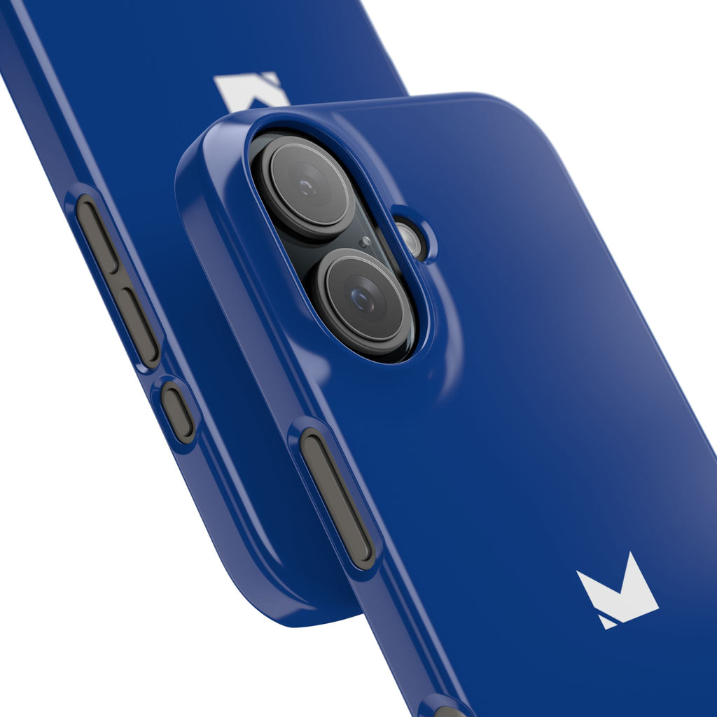 Dark Blue — Slim Matte Protective Phone Case (Compatible with iPhone only)