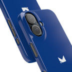 Dark Blue — Slim Matte Protective Phone Case (Compatible with iPhone only)