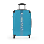 Turquoise (S, M, L) — Carry-On Suitcase – Sleek Black Hardshell Spinner with Telescoping Handle