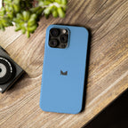 Light Blue — Slim Matte Protective Phone Case (Compatible with iPhone only)