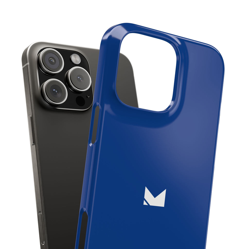 Dark Blue — Slim Matte Protective Phone Case (Compatible with iPhone only)