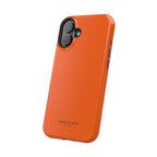 Orange — Magnetic Impact-Resistant Phone Case — Slim Shockproof MagSafe-Compatible (Compatible with iPhone and Samsung only)