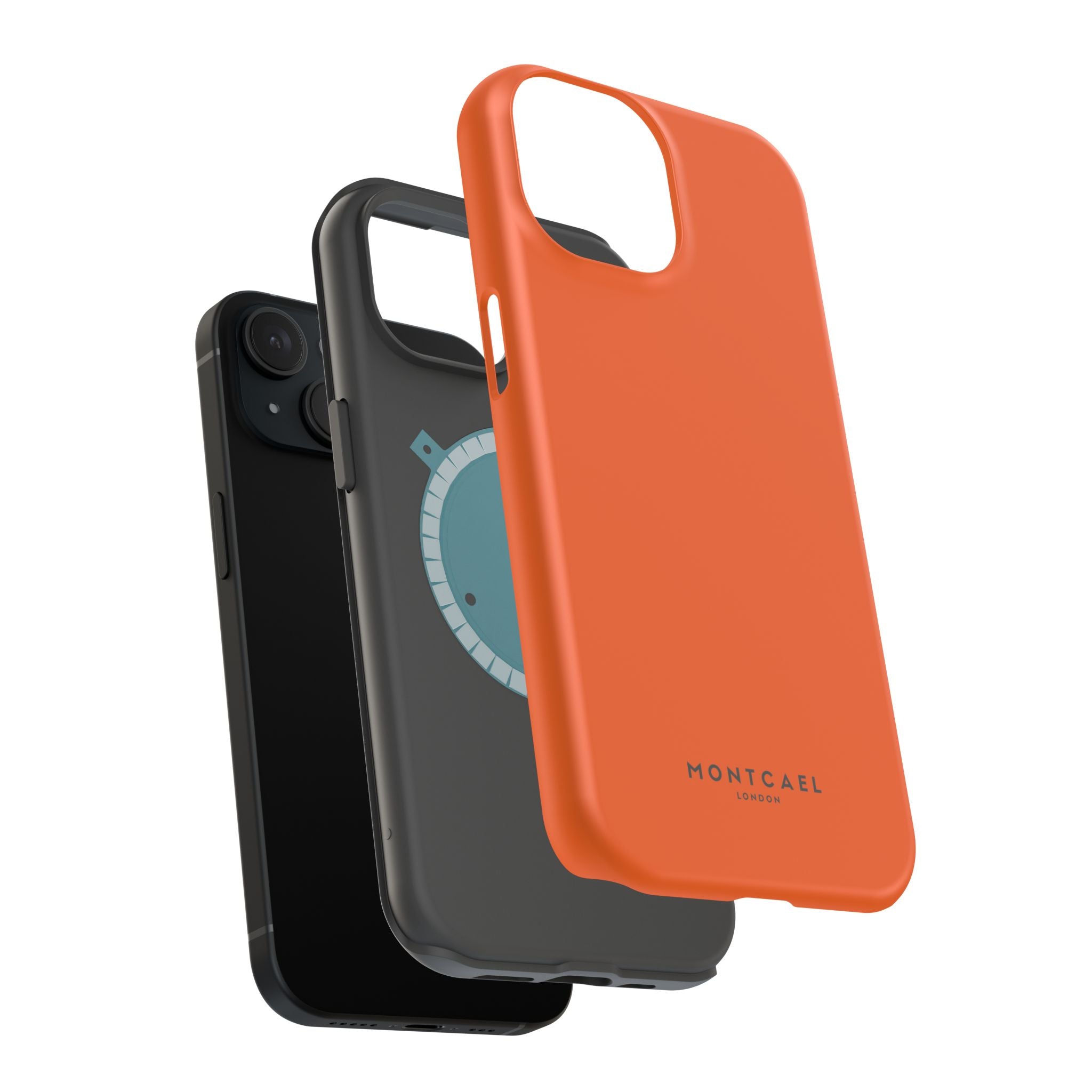 Orange — Magnetic Impact-Resistant Phone Case — Slim Shockproof MagSafe-Compatible (Compatible with iPhone and Samsung only)